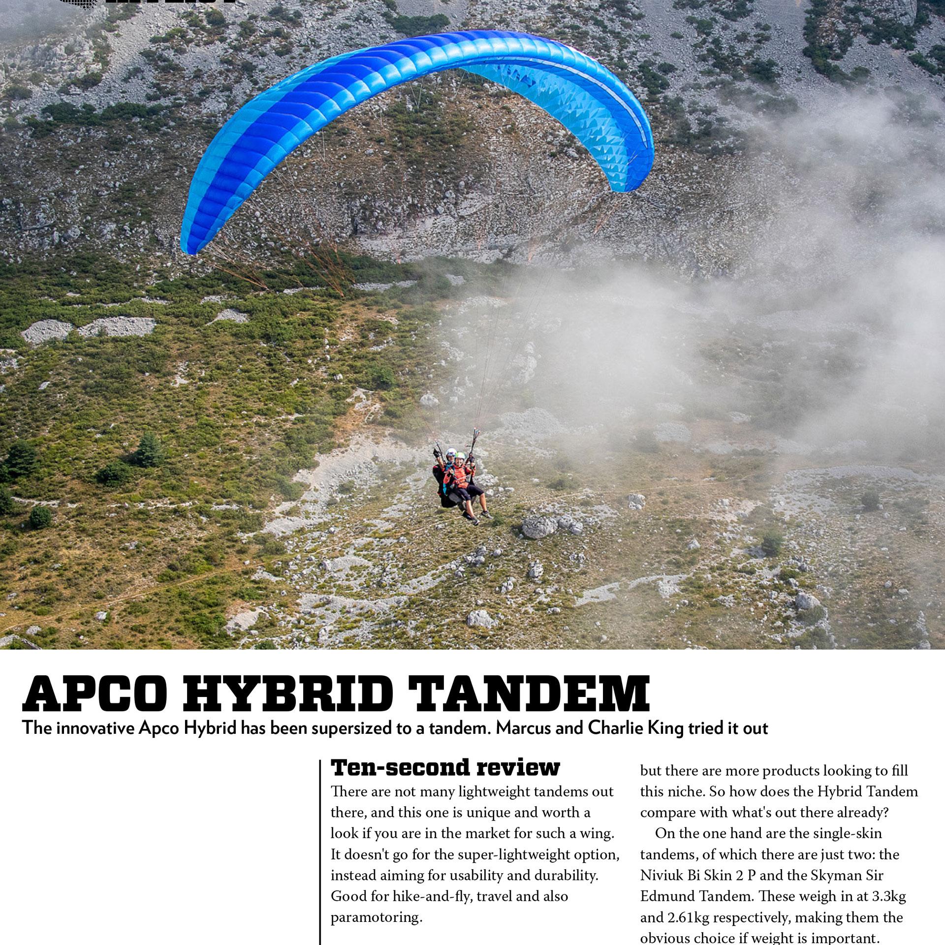 Hybrid Paramotor