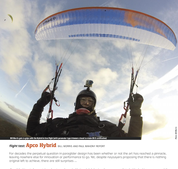 Hybrid Tandem Paramotor