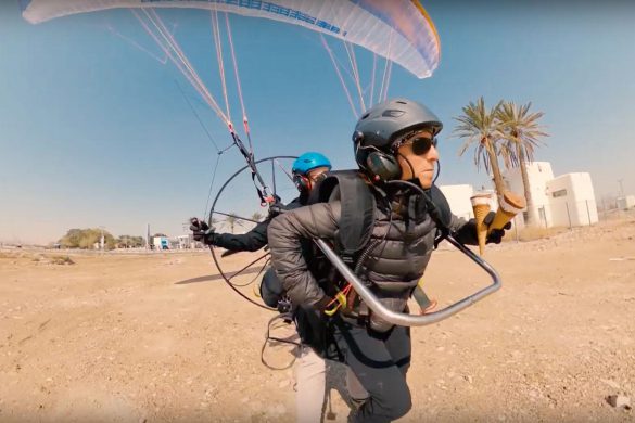 Hybrid Tandem Paramotor