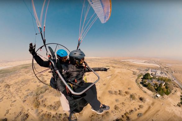 Hybrid Tandem Paramotor